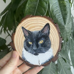 Wood Slice Portrait